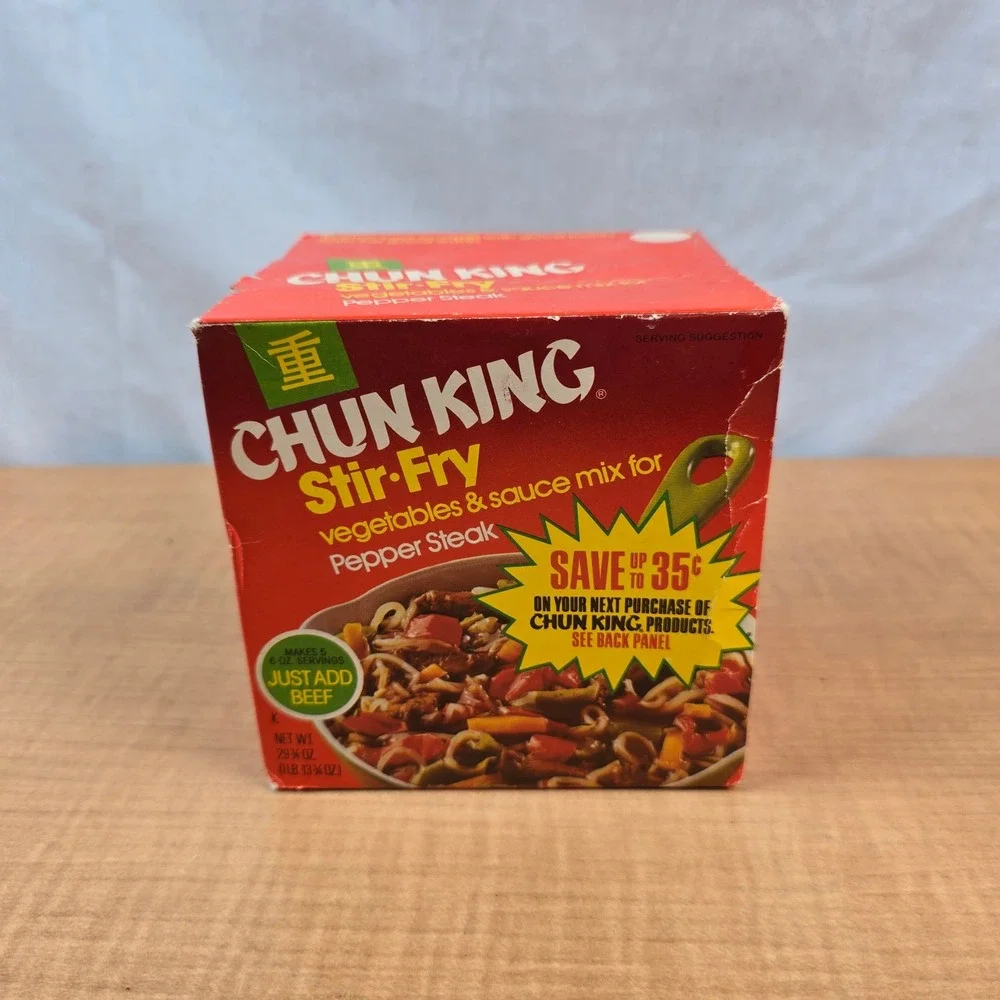 Chun King Stir Fry Kit VINTAGE for display nostalgia 29.75oz Del Monte 1984